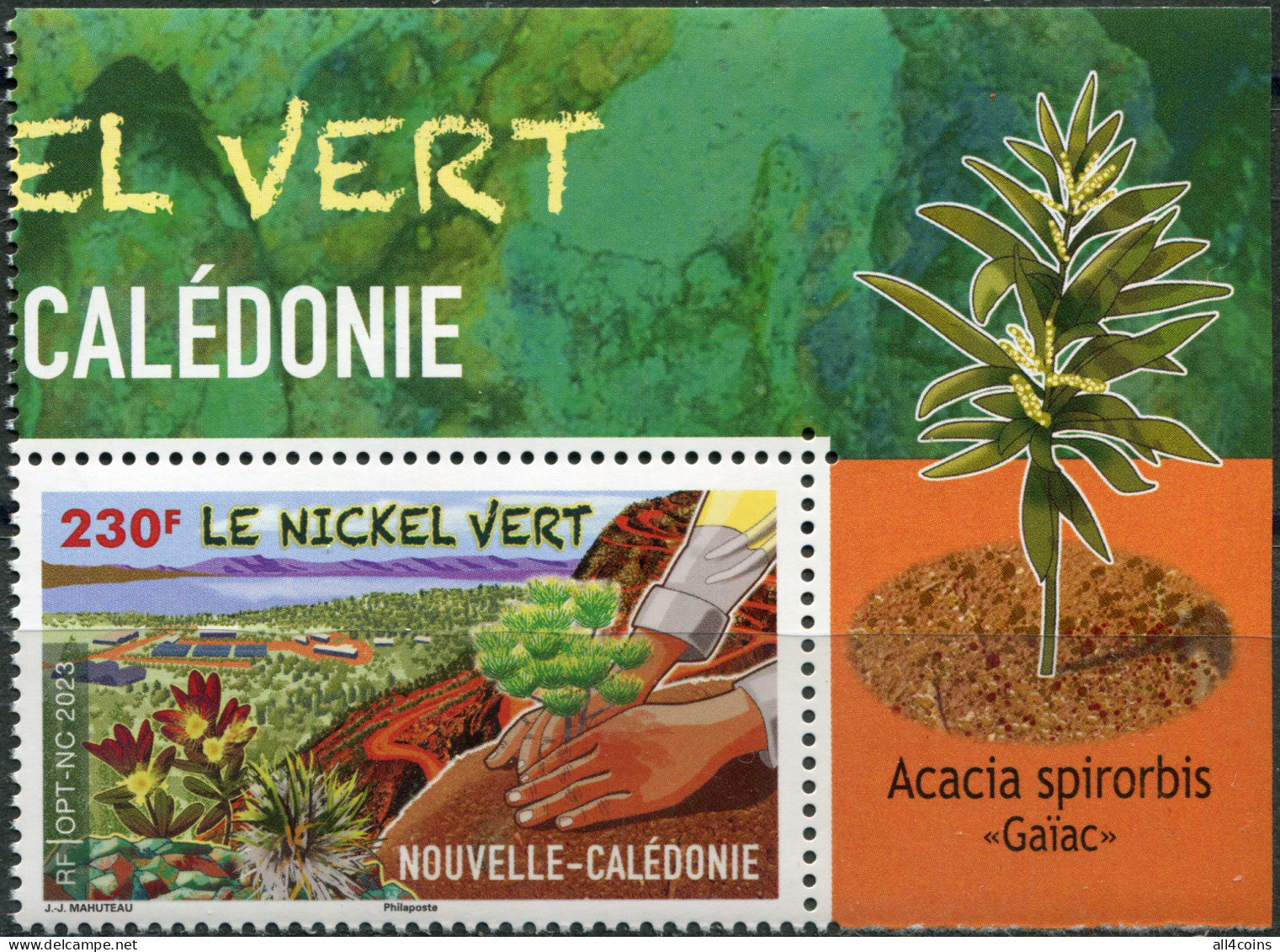 New Caledonia 2023. Green Nickel Reforestation Campaign (II) (MNH OG) Stamp - Ongebruikt