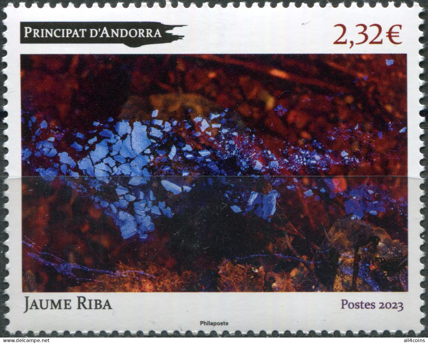 Andorra [Fr.] 2023. Jaume Riba, Photographer (MNH OG) Stamp - Neufs