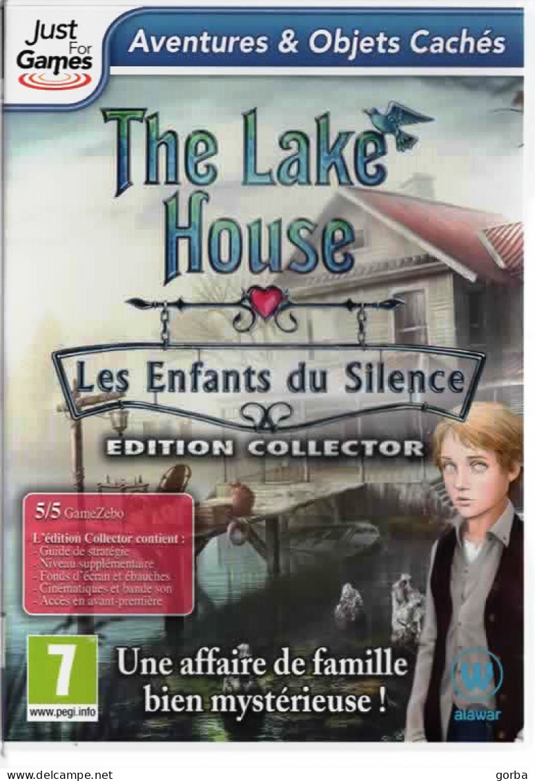 * JEU  PC - Aventures Et Objets Cachés - The Lake House - Les Enfants Du Silence -  1 DVD - PC-Games