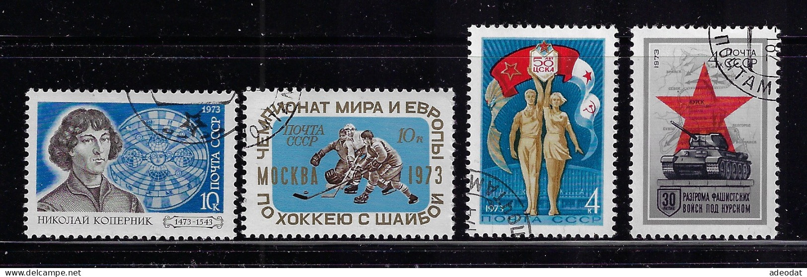 RUSSIA  1973 SCOTT #4056,4057,4060,4061,4063,4064 USED - Gebruikt