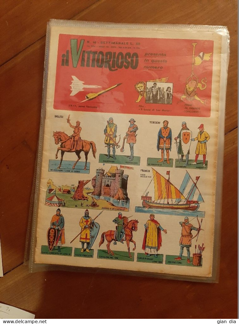 IL VITTORIOSO Ed.AVE.Mancolista RARISSIMI.Anni 1949-1964.MAGNUS(Roberto Raviola)disegno Amatoriale.NO ACQUISTO DIRETTO - Other & Unclassified