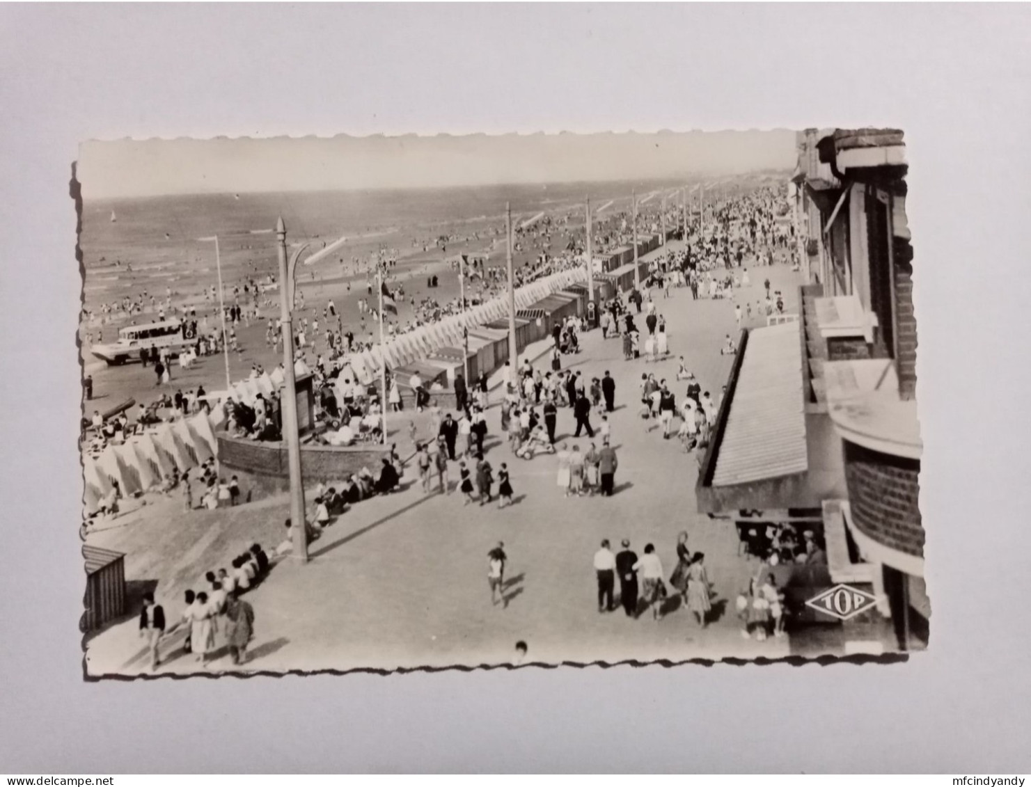 Carte Postale - Bray-Dunes - La Digue Et La Plage   (10ep) - Bray-Dunes