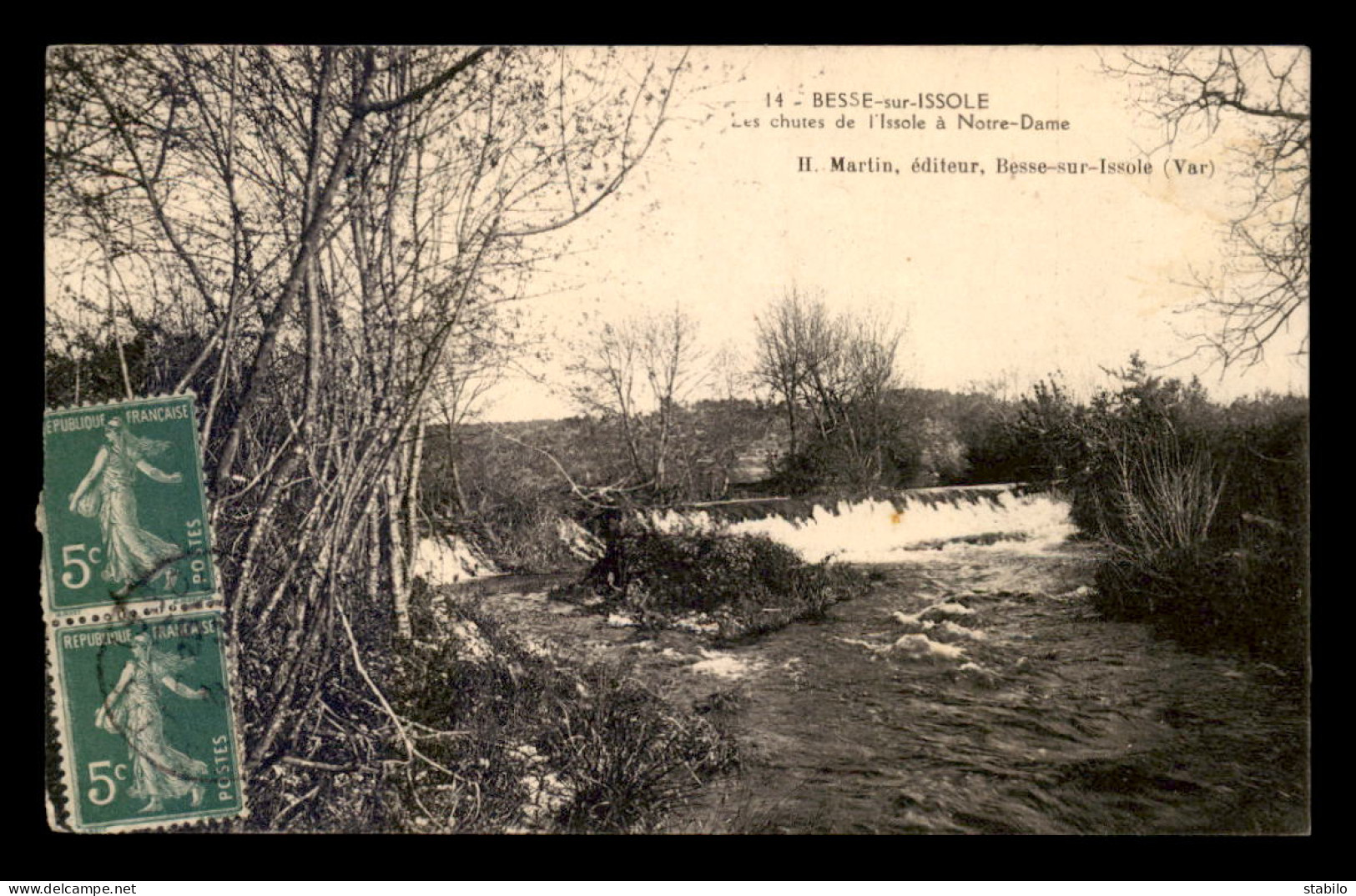 83 - BESSE-SUR-ISSOLE - LES CHUTES DE L'ISSOLE A NOTRE-DAME - Besse-sur-Issole