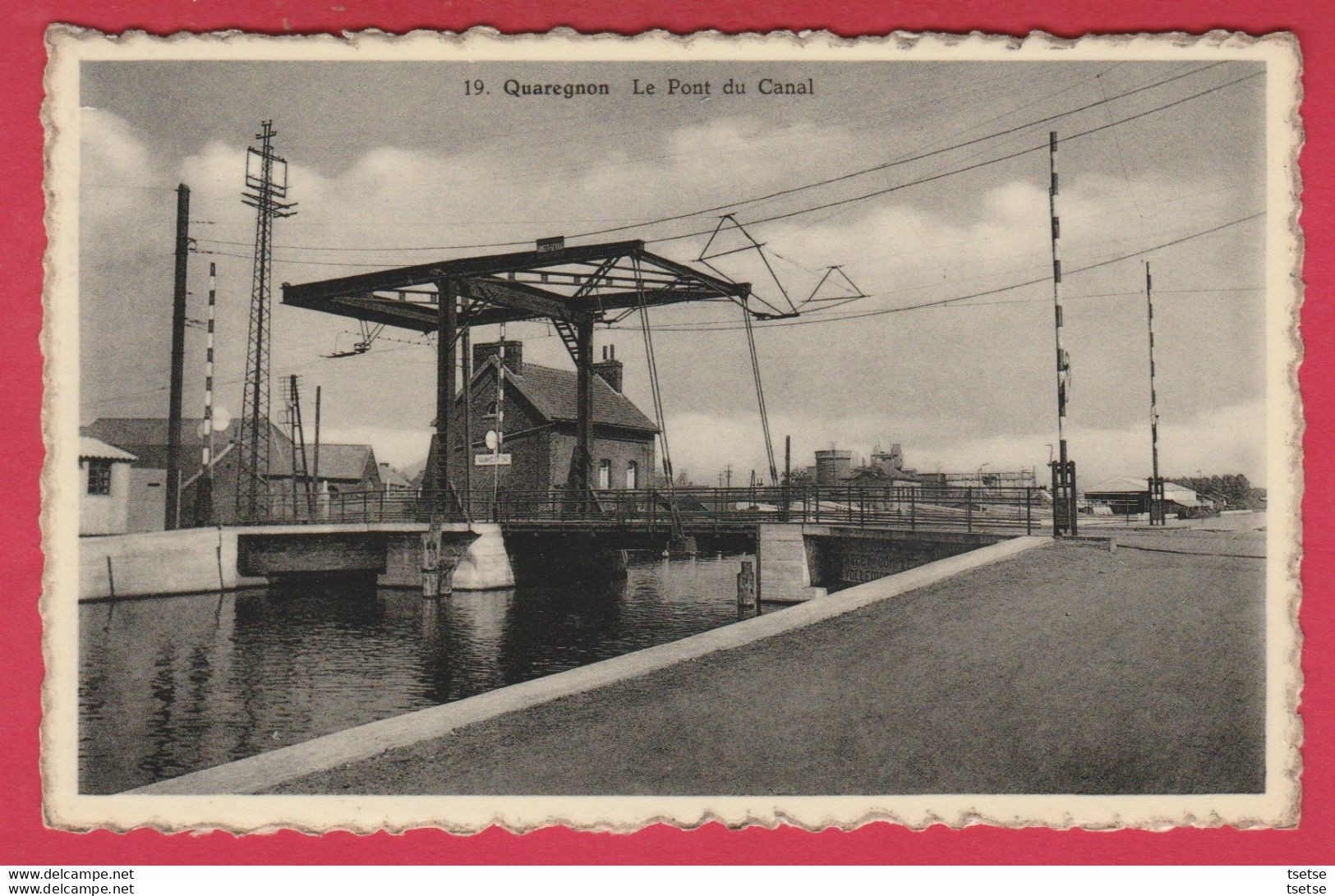 Quaregnon - Le Pont ... Mobil Du Canal ( Voir Verso ) - Quaregnon