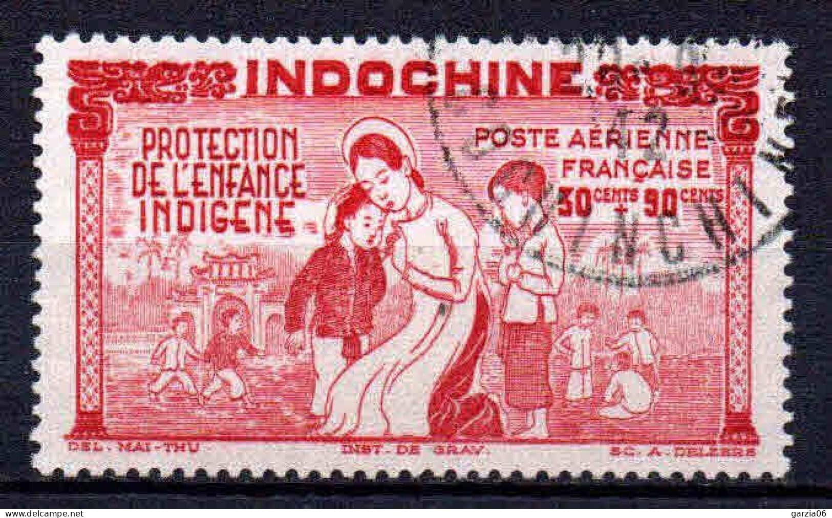 Indochine  - 1942 - Protection De L' Enfance -  PA 22 - Oblit - Used - Airmail