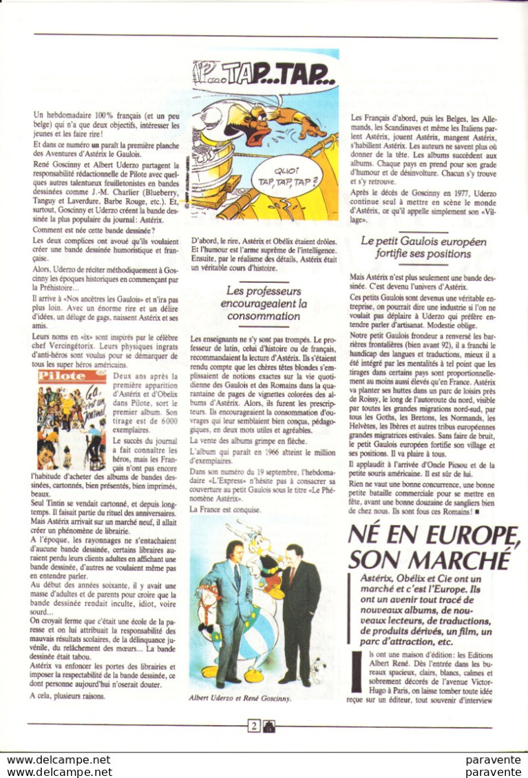 ASTERIX MEZIERES BEN RADIS : Magazine JUNIOR 5 - Astérix