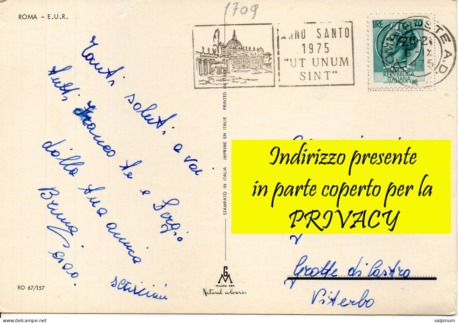 Roma, E.U.R. - Viag. 1975 - Tentoonstellingen