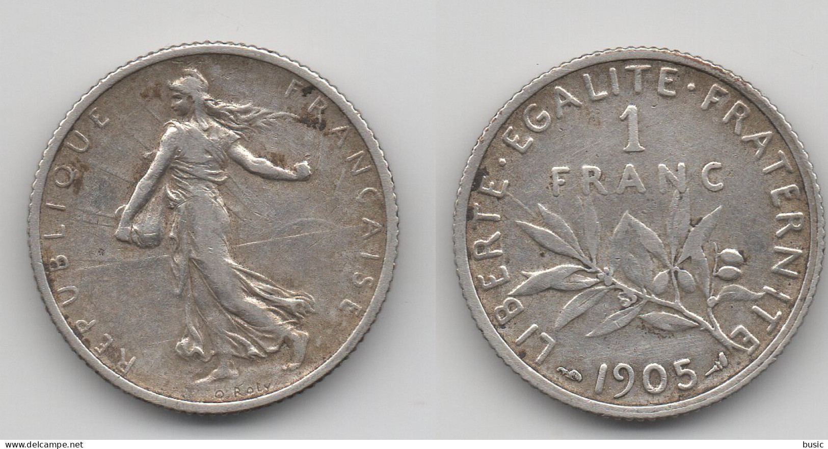 + FRANCE + 1 FRANC 1905 + TRES BELLE + - 1 Franc