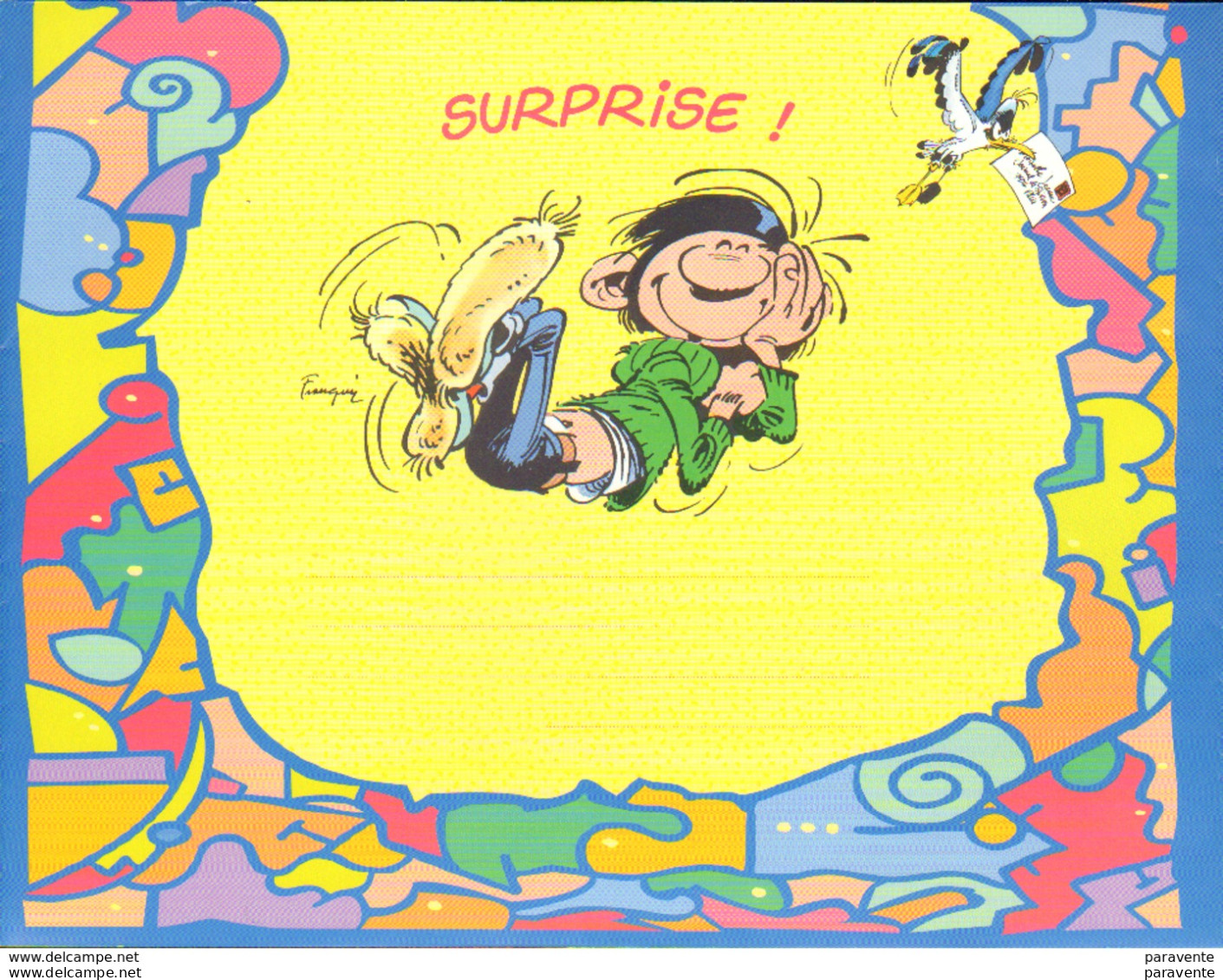 GASTON LAGAFFE : Enveloppe SURPRISE - Franquin