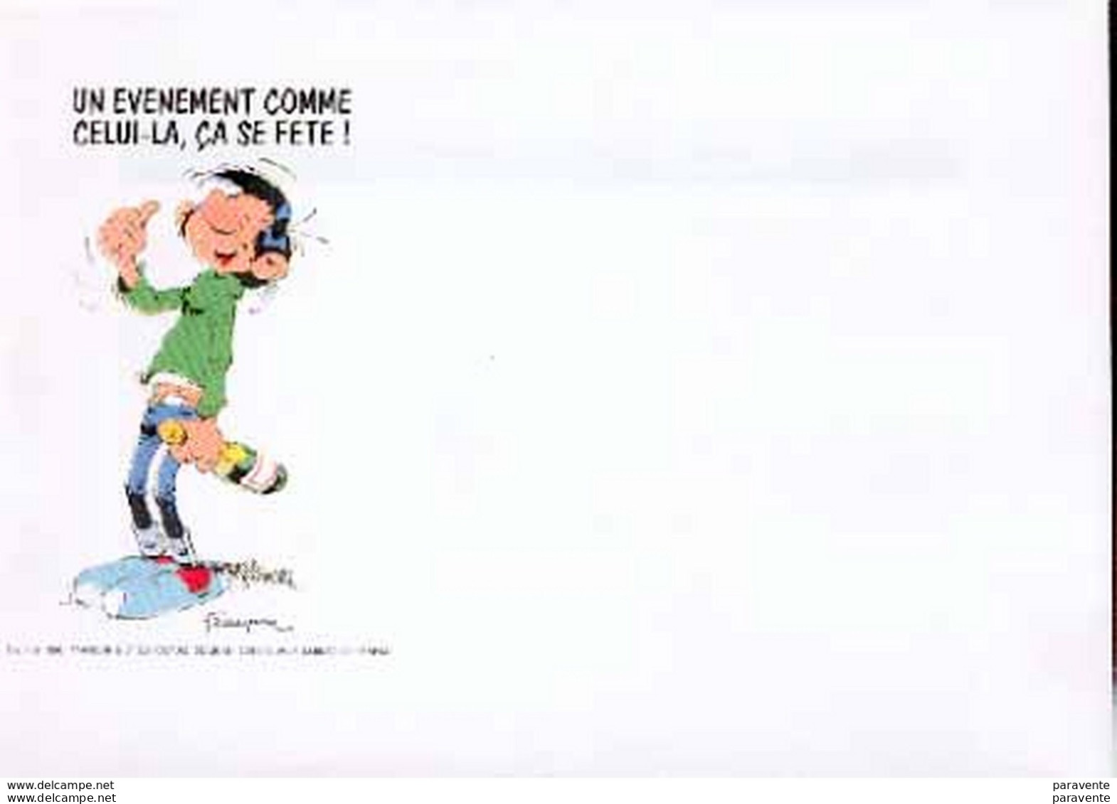 GASTON LAGAFFE : 4 Enveloppes - Franquin