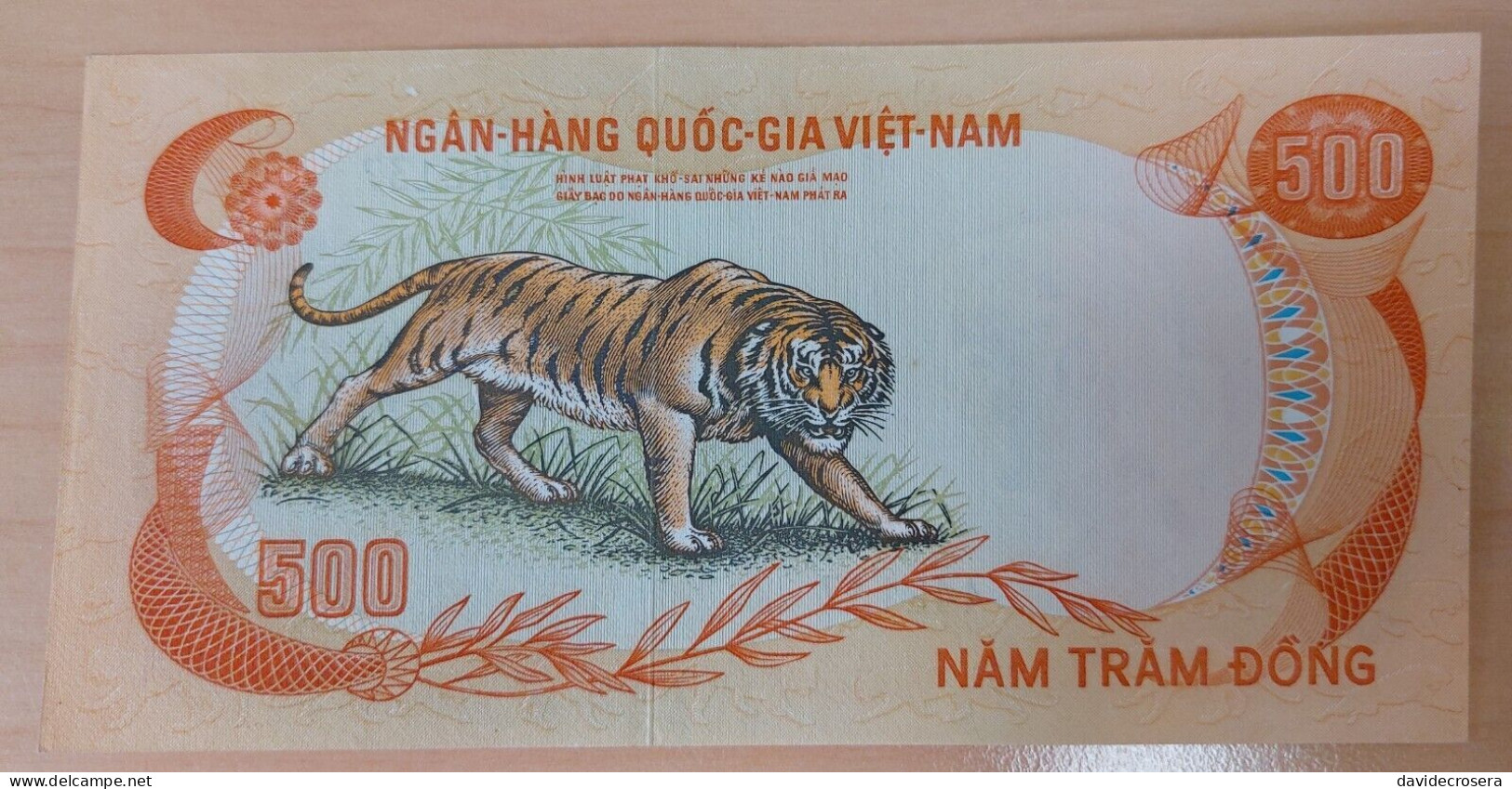 VIETNAM SOUTH 500 DONG 1972 PICK 33 - Viêt-Nam
