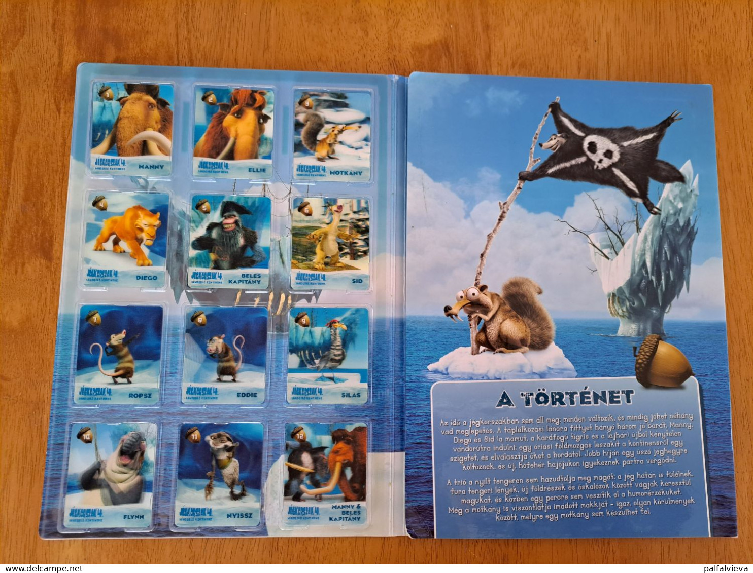 Ice Age 4. - Full Set Of 24 Lenticular / 3 Dimensional Cards (Hungary) - In Folder! - Other & Unclassified