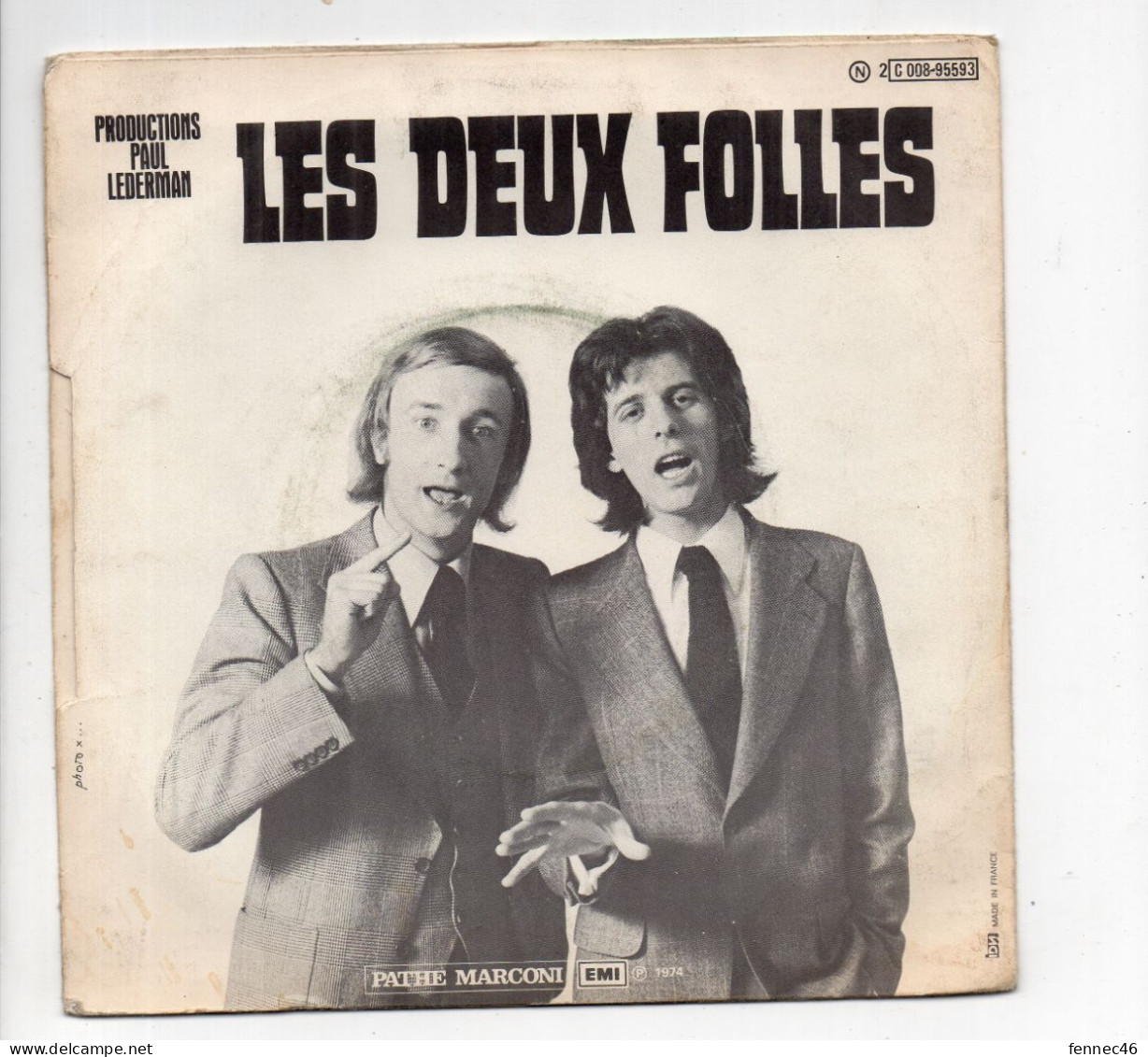 Vinyle 45T - Olivier Lejeune - Patrick Green : Pot Pour Rire Monsieur Le Président / Les Deux Folles - Humour, Cabaret