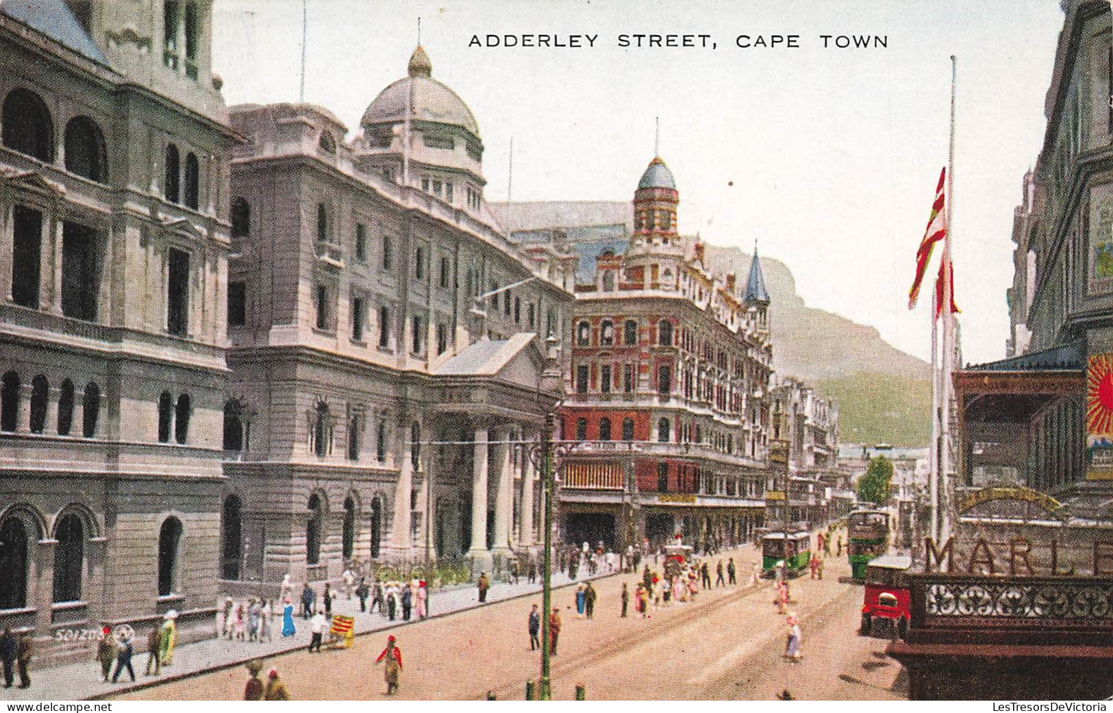 ROYAUME-UNI - Abberley Street - Cape Town - Vue Panoramique - Animé - Plusieurs Monuments - Carte Postale Ancienne - Otros & Sin Clasificación