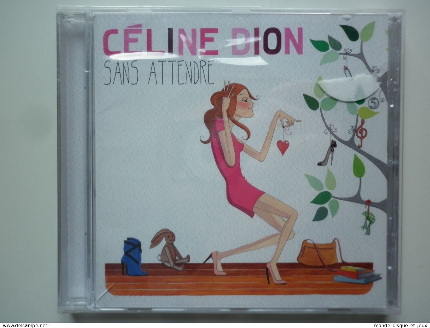 Céline Dion Cd Album Sans Attendre Duo Avec Johnny Hallyday - Sonstige - Franz. Chansons