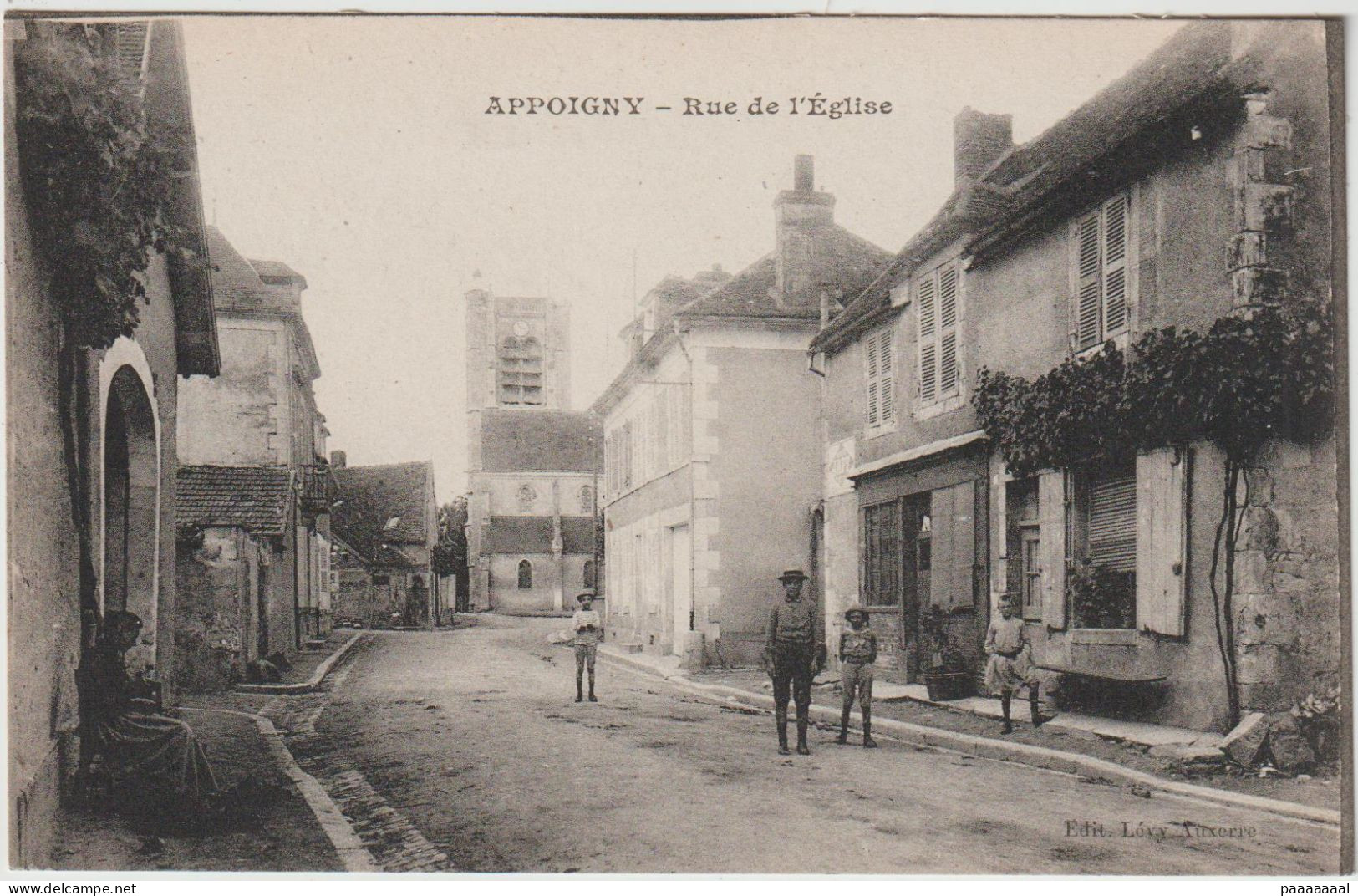 APPOIGNY  RUE DE L EGLISE - Appoigny