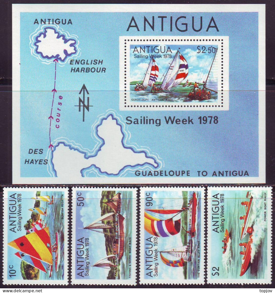 ANTIGUA  - SAILING WEEK - **MNH - 1978 - Voile