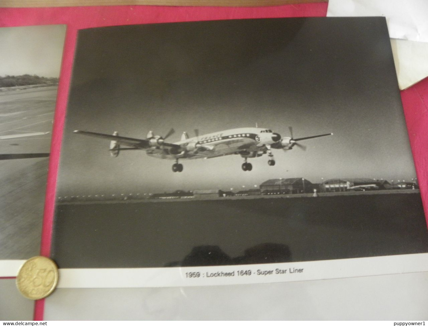 4 Vintage Photo Air France - Posters