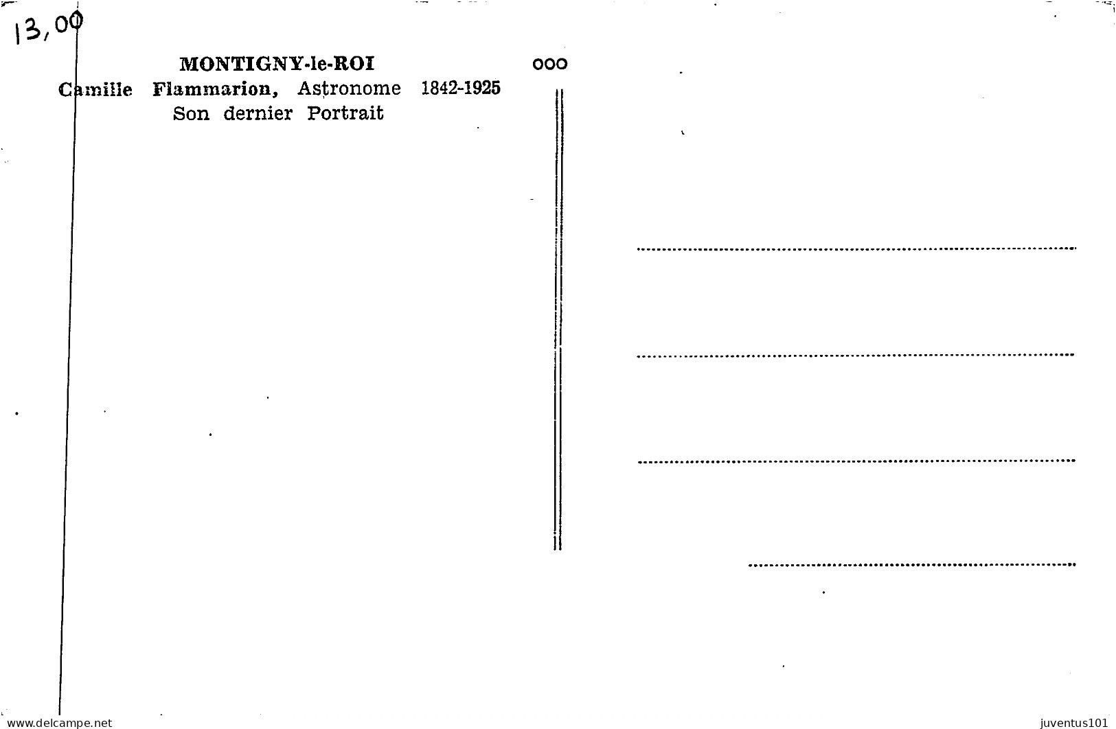 CPSM Montigny Le Roi-Camille Flammarion-Astronome   L2785 - Montigny Le Roi