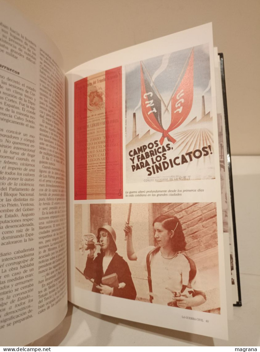 La Guerra Civil Española. 4- El 18 De Julio. La Sublevación Paso A Paso. Ediciones Folio. 1996. 112 Páginas. - Culture