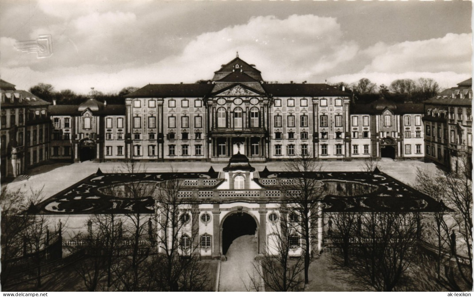 Ansichtskarte Bruchsal Schloß Partie (Castle Postcard) 1950 - Bruchsal