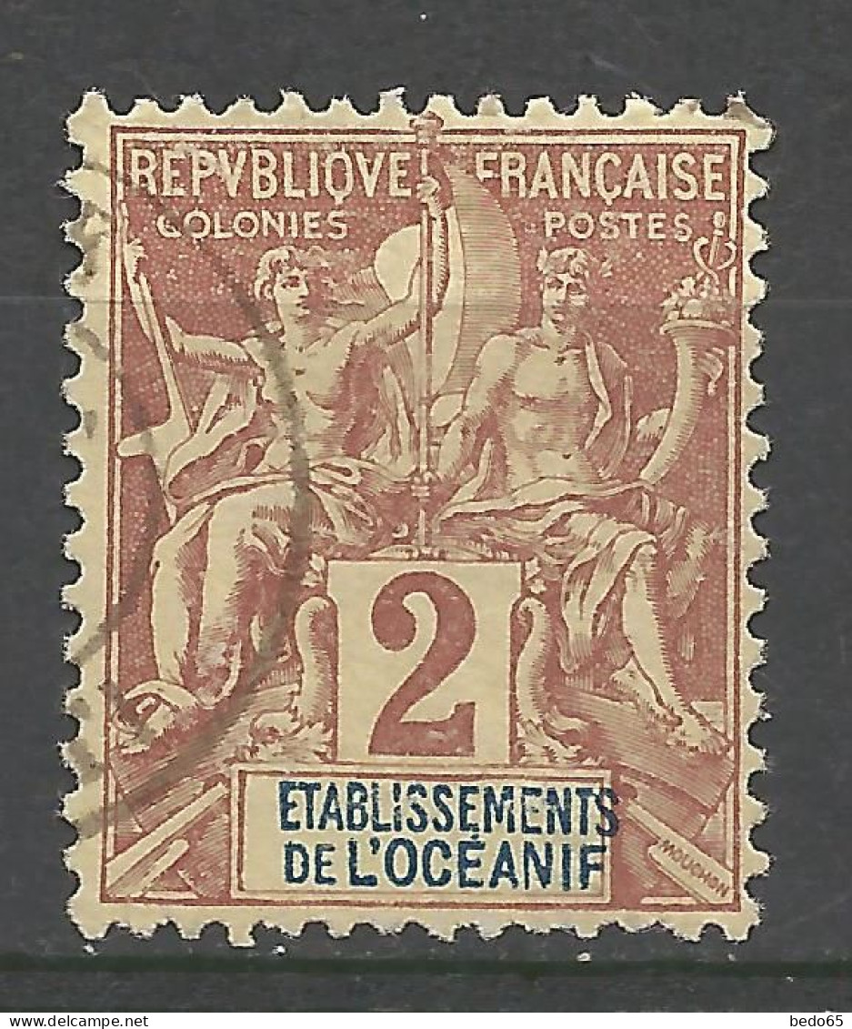 OCEANIE N° 2 Variétée OCEANIF / Used - Used Stamps