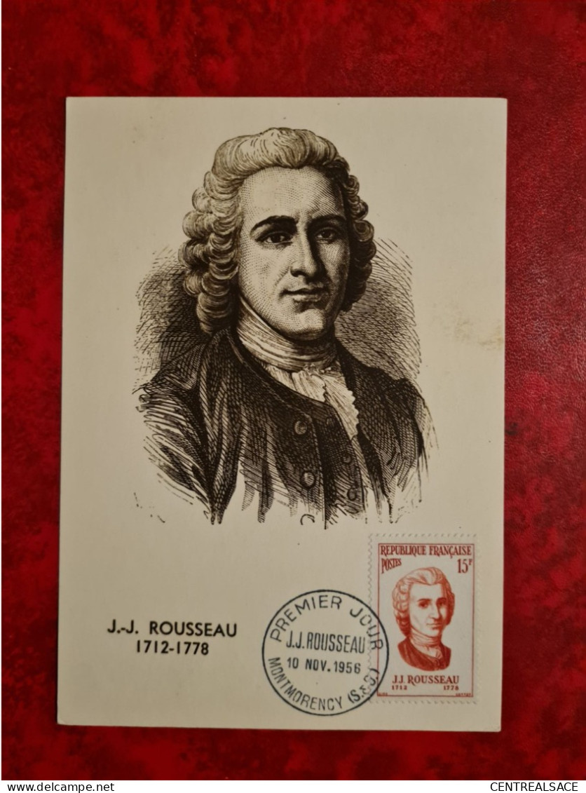 Carte 1956 MAXI   MONTMORENCY  J.J. ROUSSEAU - Non Classés