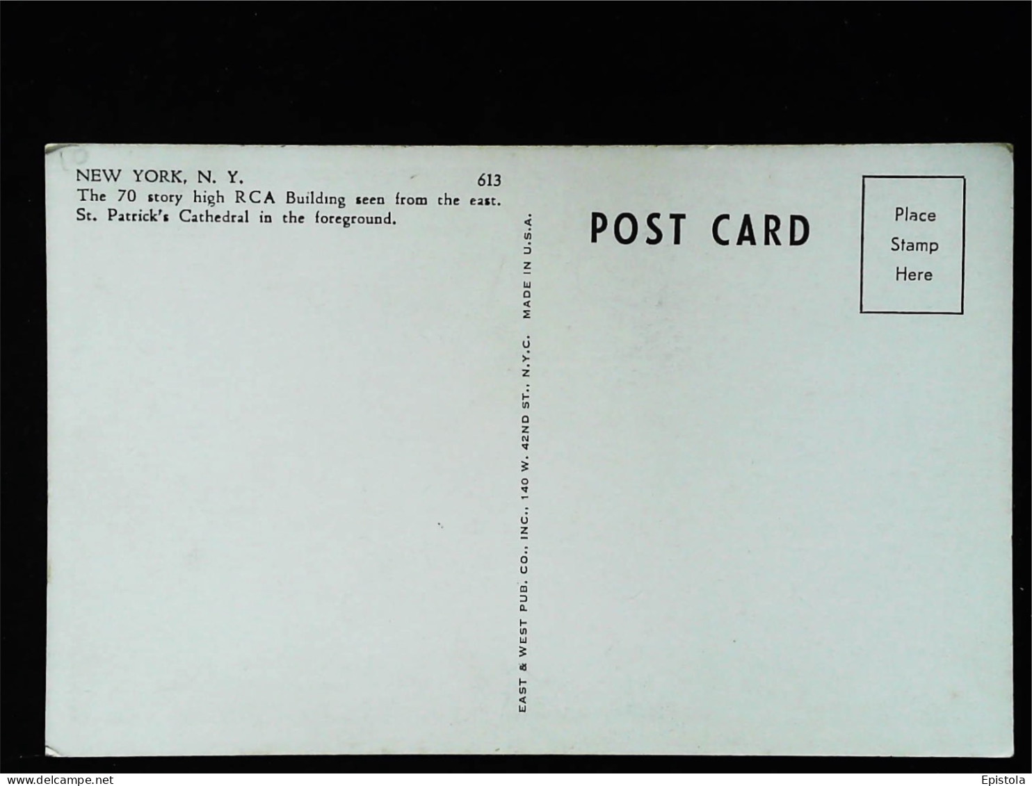 ► ROCKFELLER CENTER Vintage Card 1930s  - NEW YORK CITY  Stamp 2C - Altri & Non Classificati