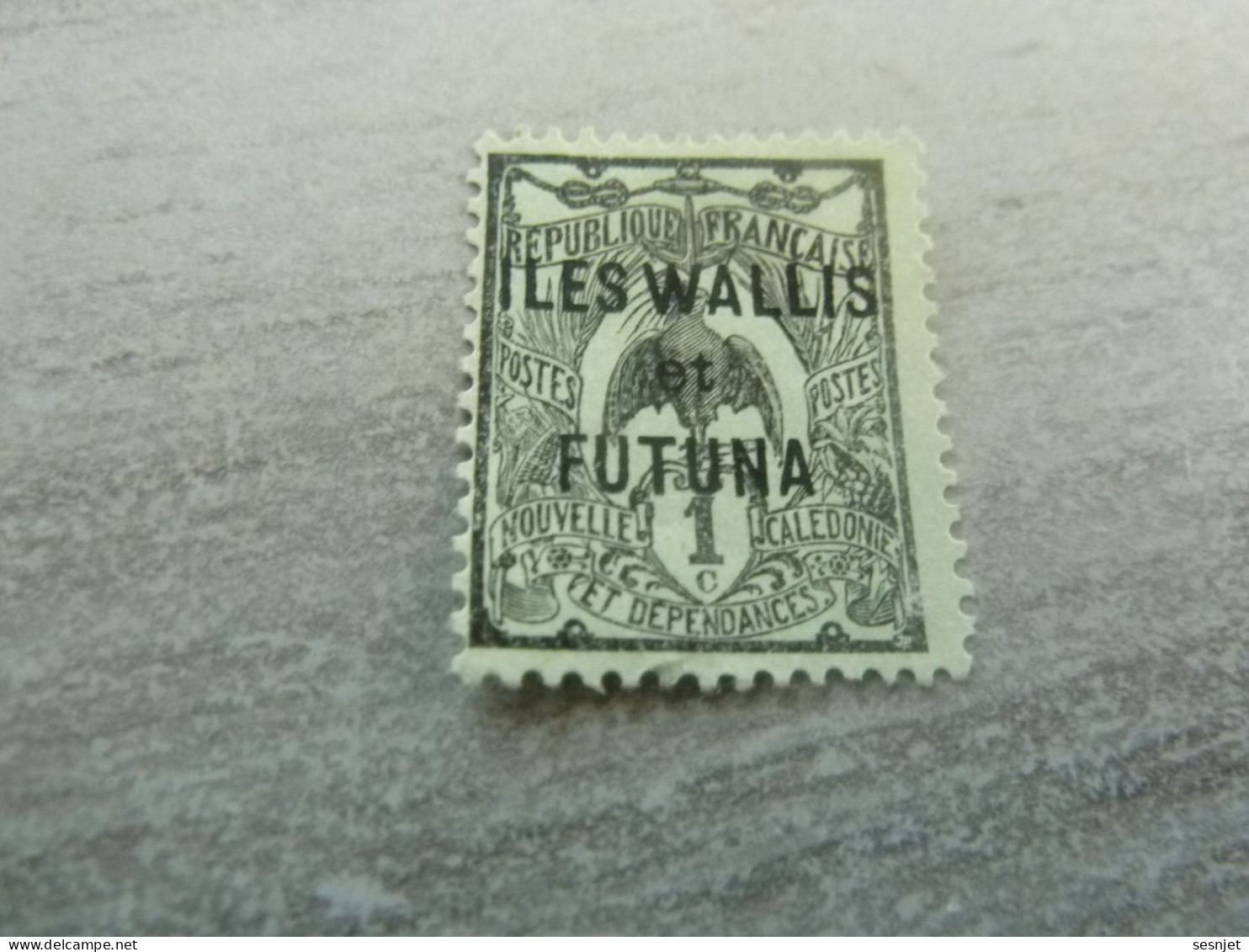 Iles Wallis Et Futuna - Nouvelle Calédonie Et Dépendances - 1f.- Yt 15 - Bleu - Neuf Sans Charnière -  Année 1920 - - Unused Stamps