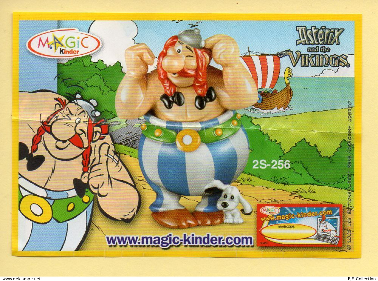 Kinder : BPZ N° 2S-256 : Série Astérix And The Vikings - Notes