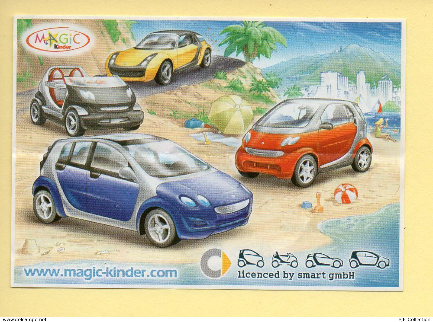 Kinder : BPZ N° C-139 : Série Voitures / Smart / Crossblade - Instructions