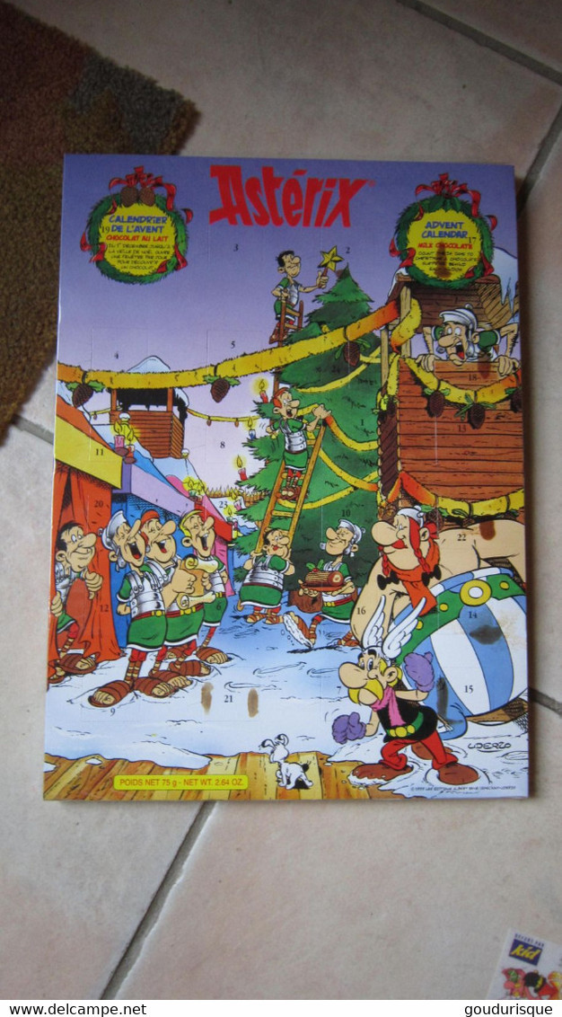 CALENDRIER DE L'AVENT SOUS BLISTER  UDERZO - Astérix