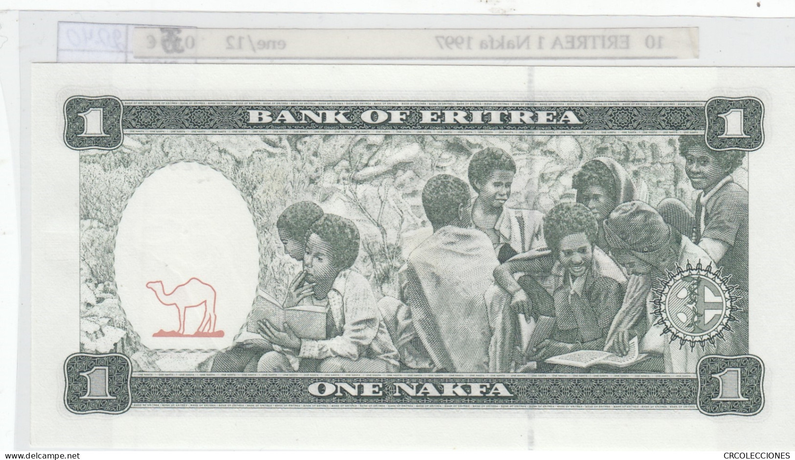 BILLETE ERITREA 1 NAKFA 1997 P-1 SIN CIRCULAR - Autres - Afrique