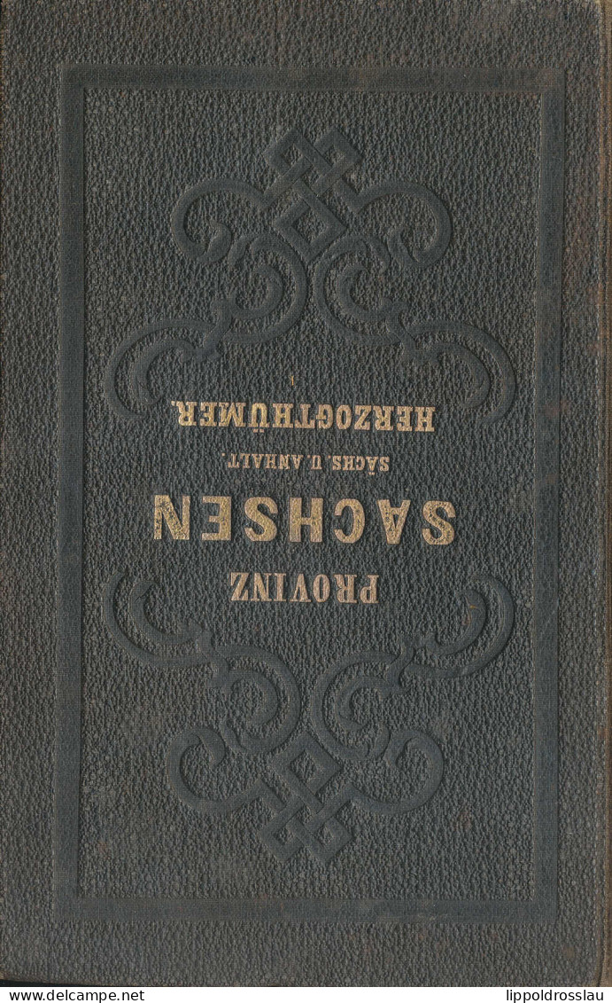 Spezialkarte Provinz Sachsen Mit Sächsischen Und Anhaltischen Herzogtümern Um 1860, Entwurf Handtke, Verlag Flemming Glo - Sonstige & Ohne Zuordnung