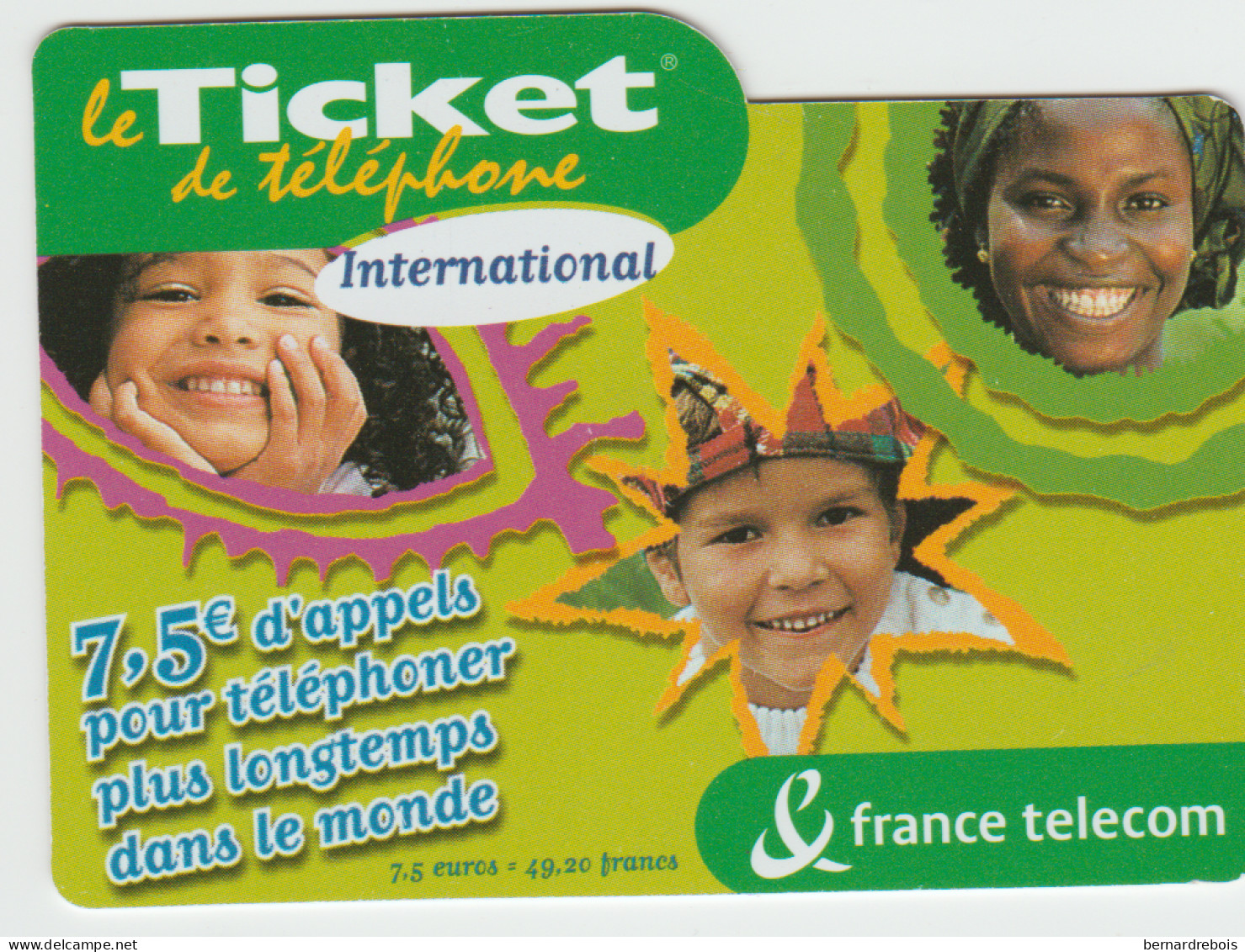 TC24 - 4 TICKETS TELEPHONE , Lettres Ou Dates Différentes, Pour 1 € - Cellphone Cards (refills)