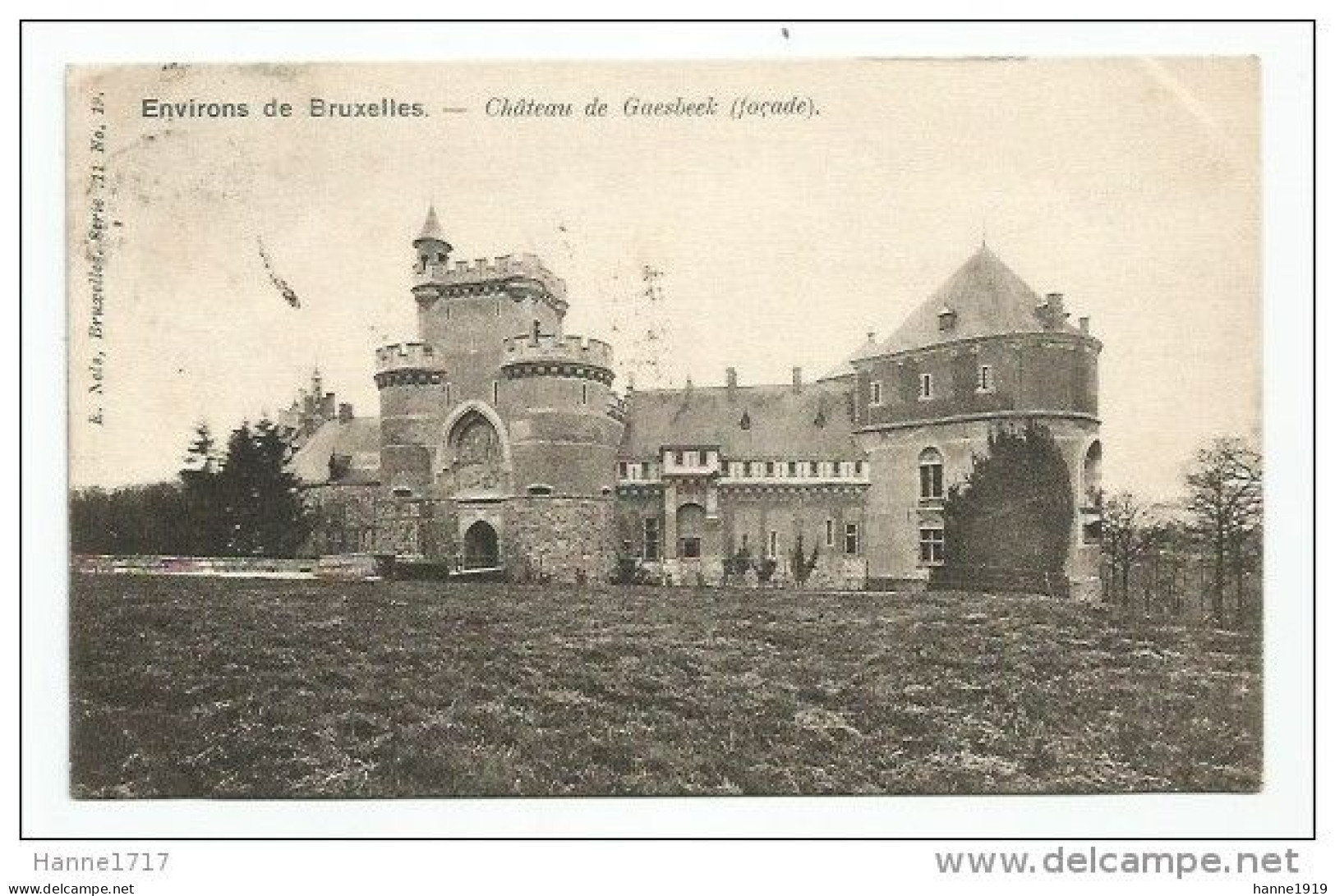 Bruxelles Chateau De Gaesbeek Kasteel Gaasbeek Brussel Htje - Non Classés