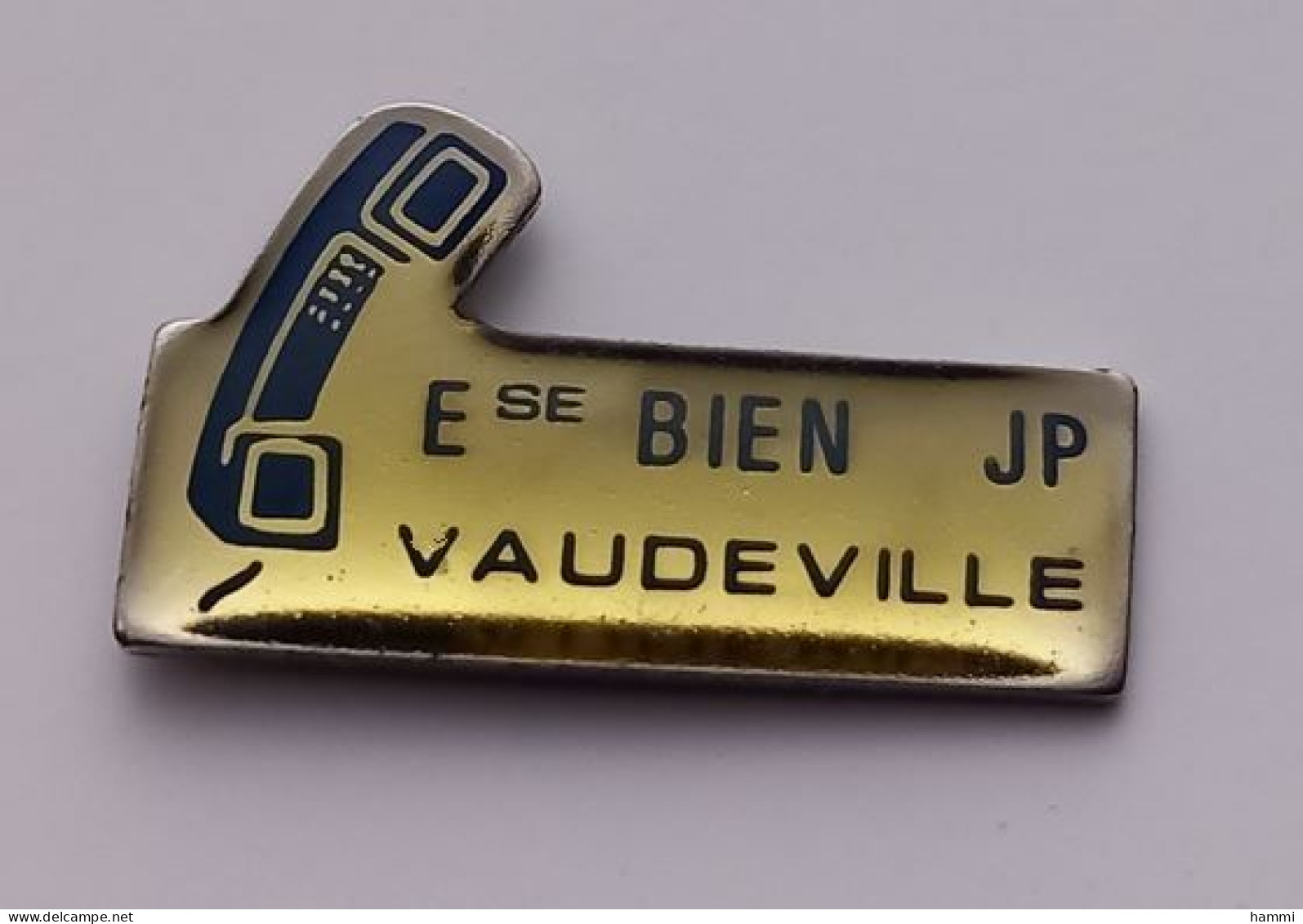 FF261 Pin's France Telecom VAUDEVILLE Vosges BIEN JP Achat Immédiat - France Telecom