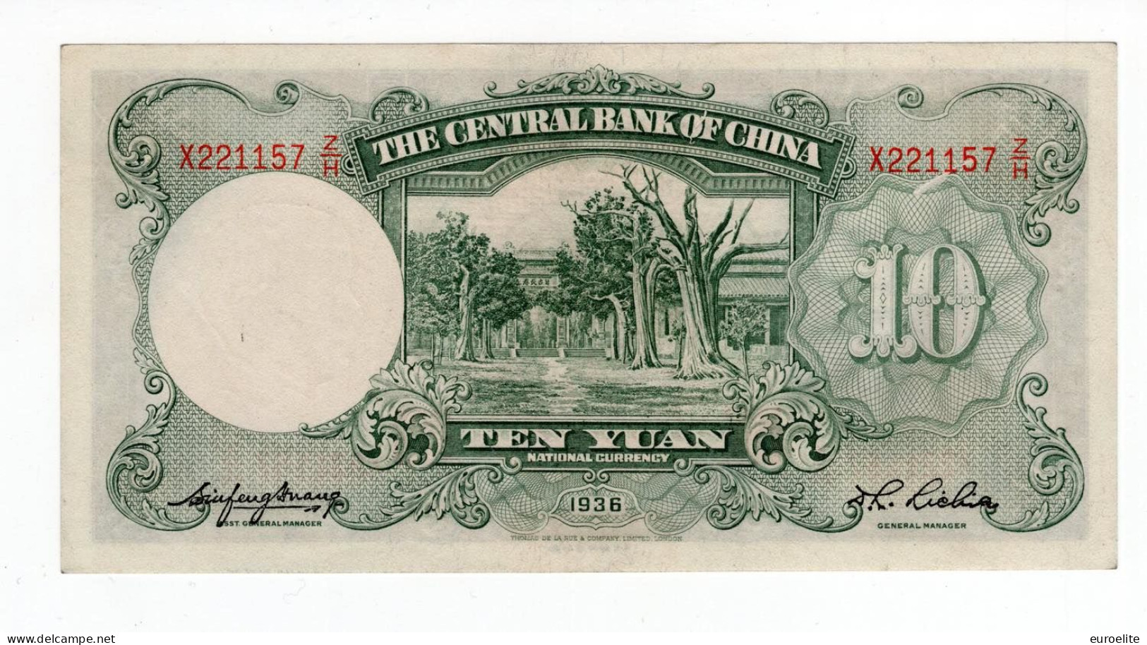 Cina - 10 Yuan 1936 - China