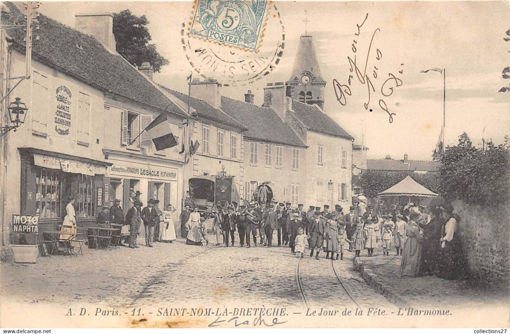 78-SAINT-NOM-LA-BRETECHE- LE JOUR DE LA FÊTE L'HARMONIE - St. Nom La Breteche