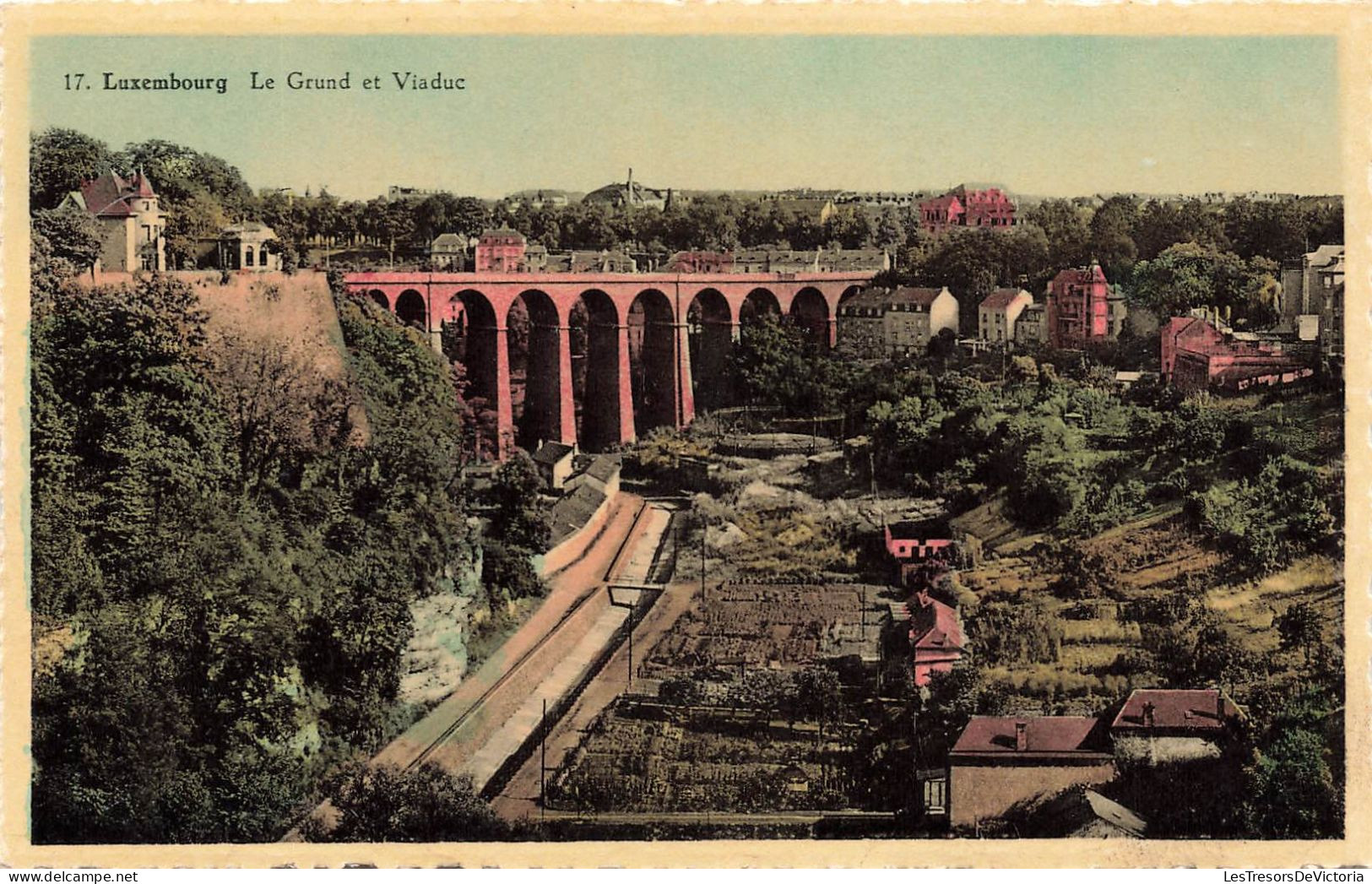 BELGIQUE - Luxembourg - Le Grund Et Viaduc - Vue Sur Un Pont - Vue Générale - Carte Postale Ancienne - Autres & Non Classés