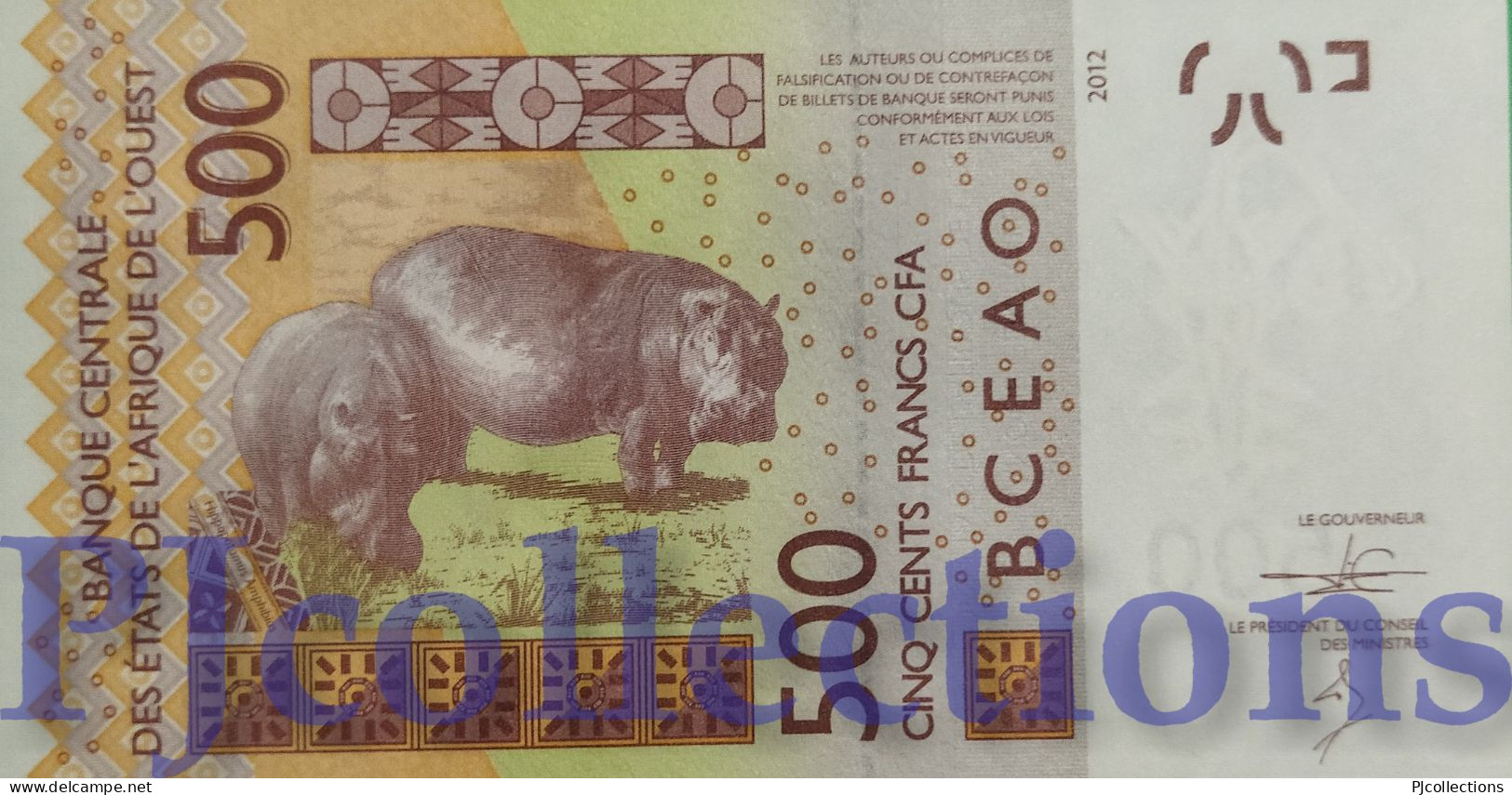 WEST AFRICAN STATES 500 FRANCS 2013 PICK 719Kb UNC - États D'Afrique De L'Ouest