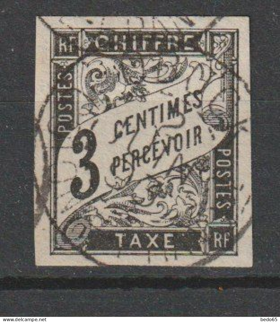 TAXE  N° 3 OBL OBOCK TTB - Postage Due