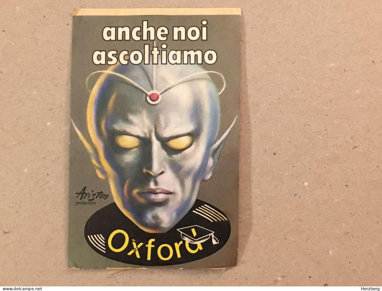 Italia Italy Edition - Adhesive Collection Sticker - UFO Alien - Oxford Ariston Production - Autres & Non Classés