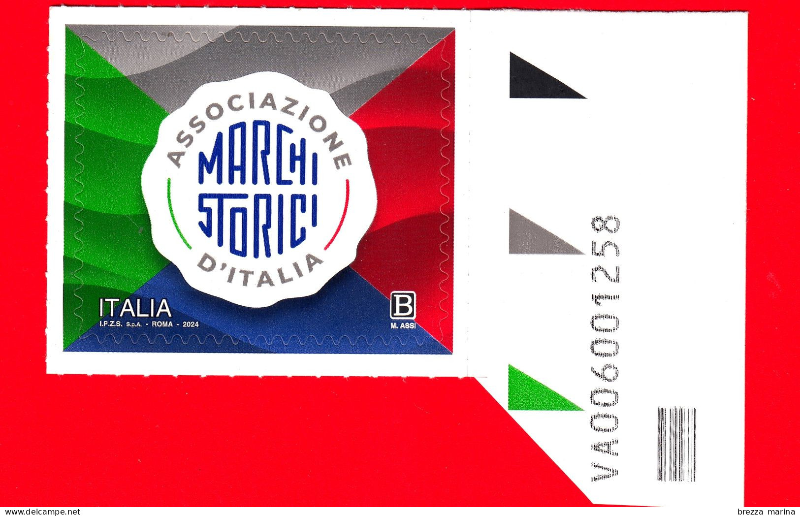 Nuovo - MNH - ITALIA - 2024 - Associazione Marchi Storici D’Italia – Logo - B - Alfanumerico - 2021-...: Ungebraucht