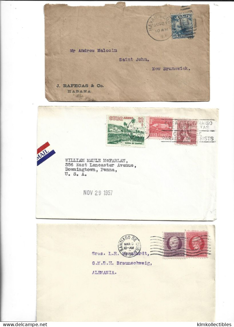 CUBA - POSTAL HISTORY LOT - Otros & Sin Clasificación