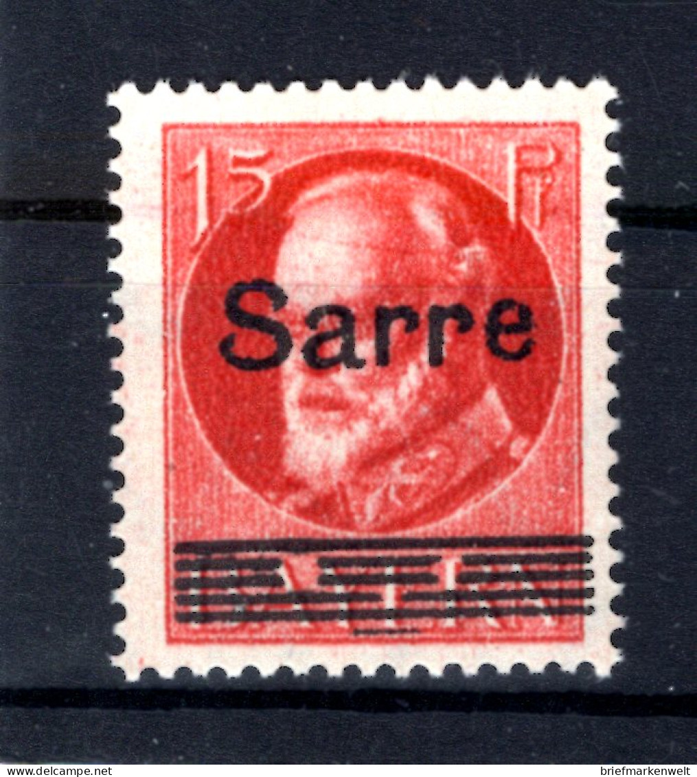 Saar 20cC ABART ** MNH POSTFRISCH BPP (T1566 - Neufs