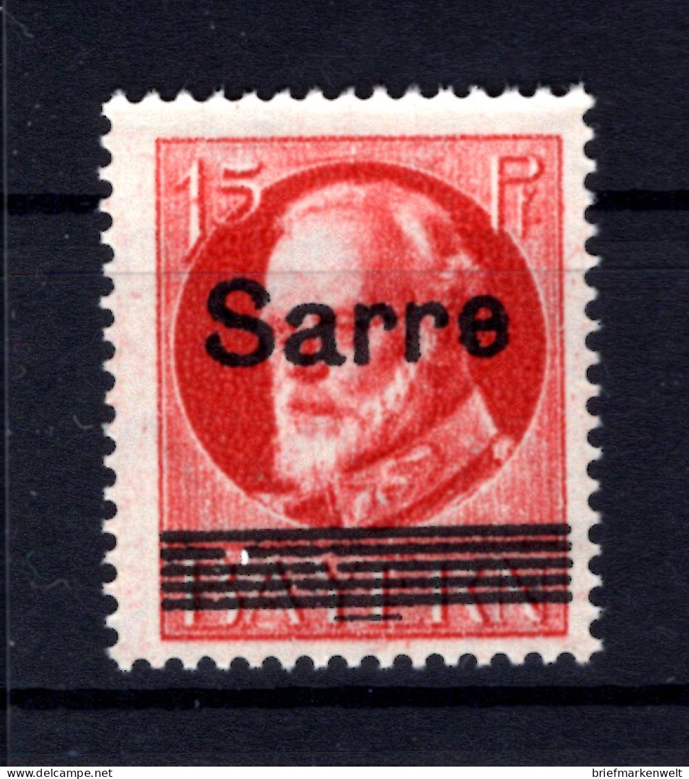 Saar 20cC ABART ** MNH POSTFRISCH BPP (T1450 - Neufs