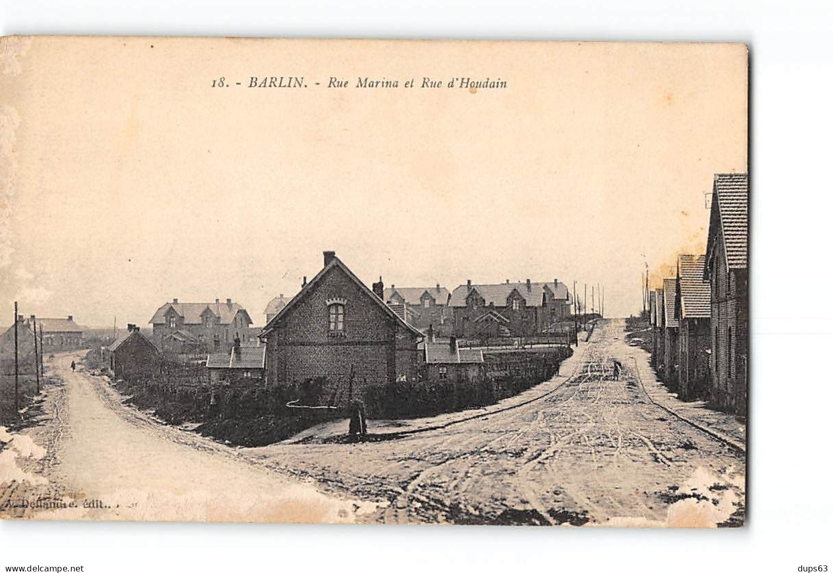 BARLIN - Rue Marina Et Rue D'Houdain - Très Bon état - Barlin