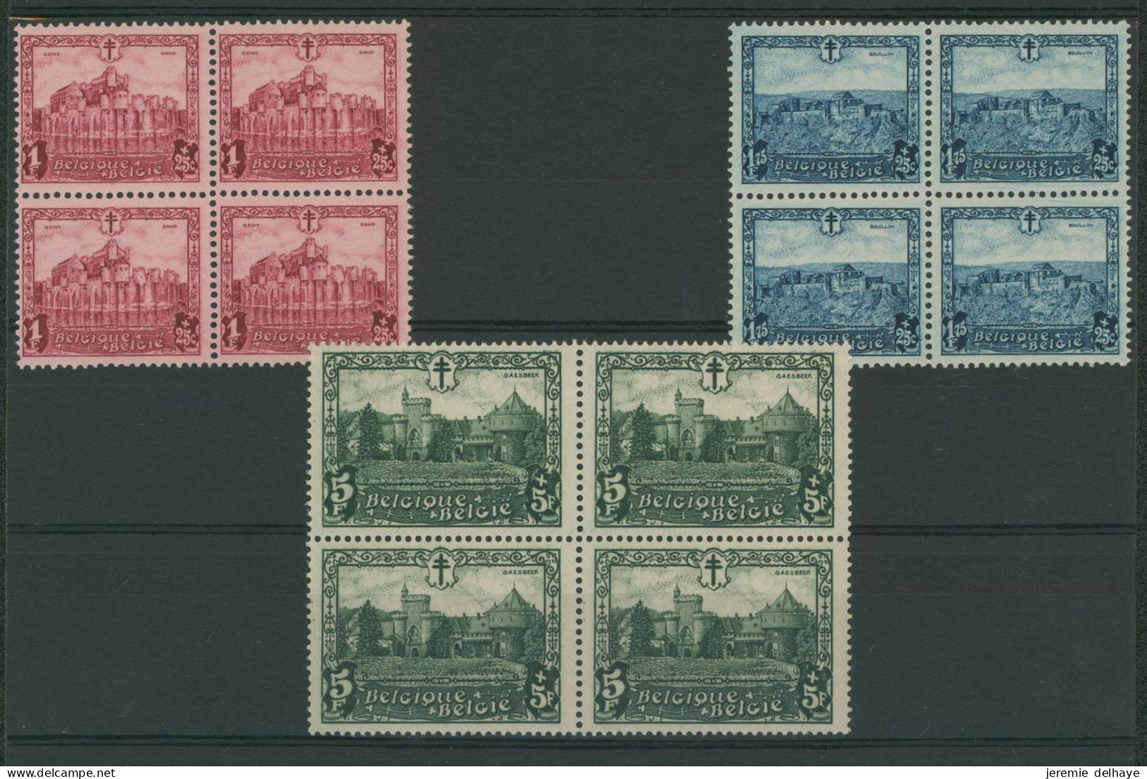 Antituberculeux (Les Chateaux) - N°308/314 En Bloc De 4** Neuf Sans Charnières (MNH) - Neufs