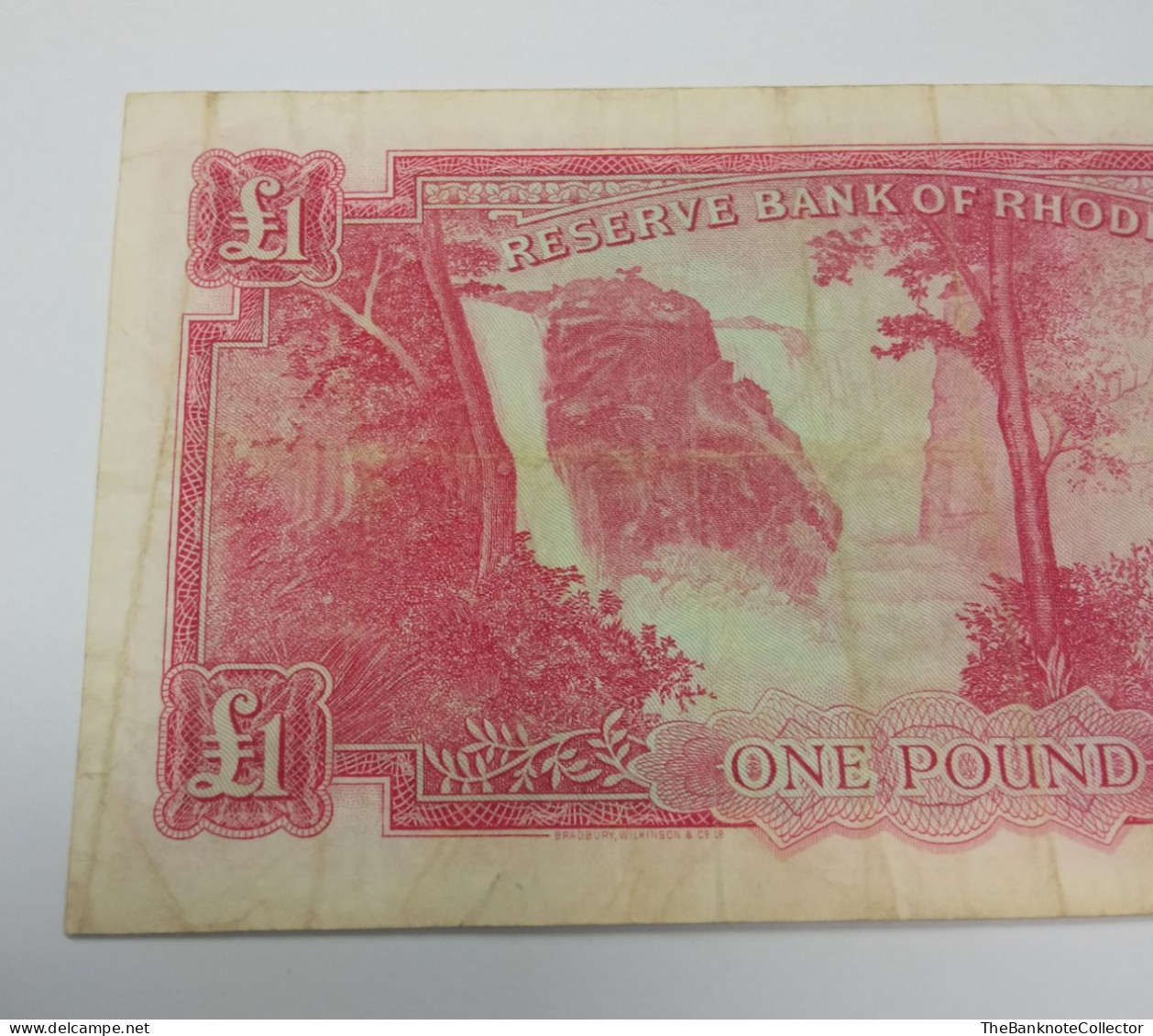 Rhodesia One (1) Pound 1964 QEII P-25 Good Very Fine - Rhodesien